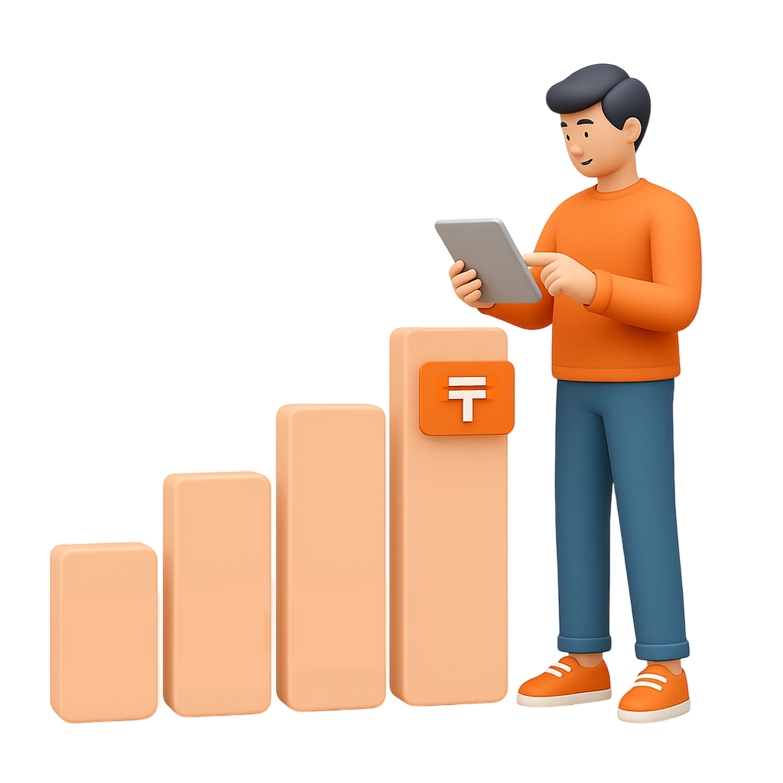 Агент с планшетом