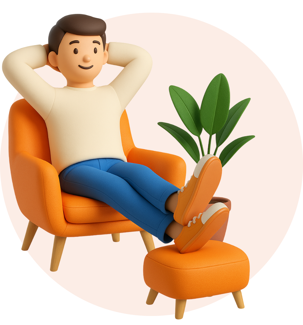 Расслабленный парень